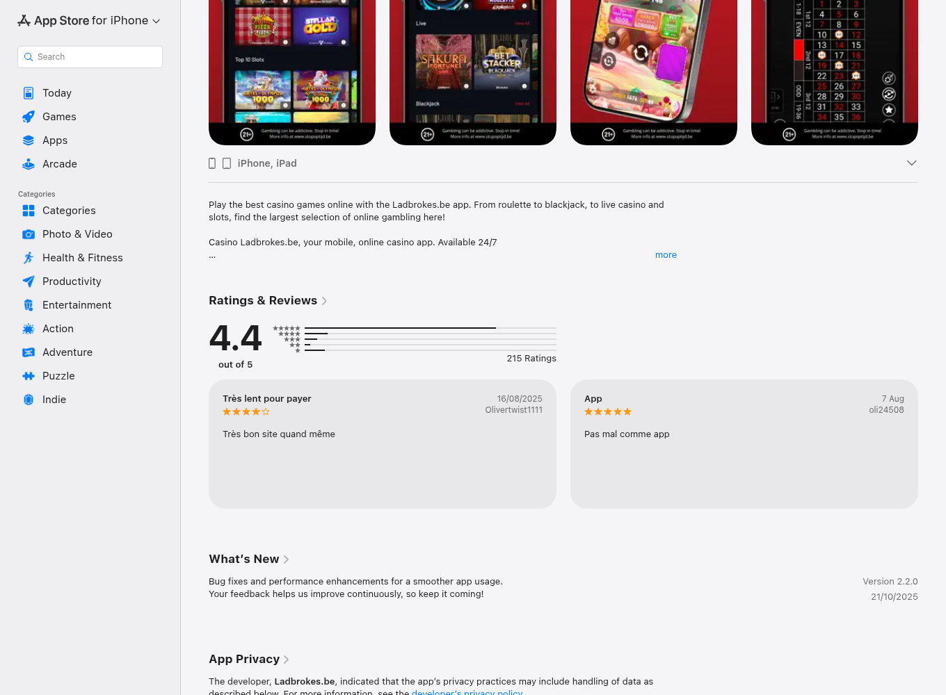 Publieke context bij de Belgische casinoapp